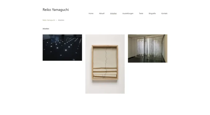 Reiko Yamaguchi Website archive